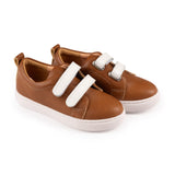 Brown Sneaker White Strap