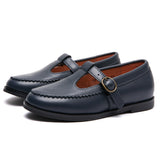 GW Scallop T-Strap Navy